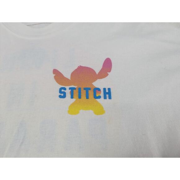 Disney Stitch Spirit Jersey Adult Medium White‎ Disney Store Long Sleeve Lilo - Picture 4 of 14